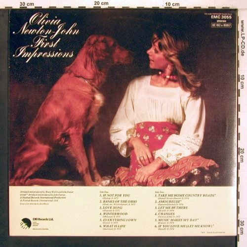 Newton-John,Olivia: First Impressions, EMI (EMC 3055), UK Typ: LP Best.-Nr.: V4919 Preis: 7,50 Euro