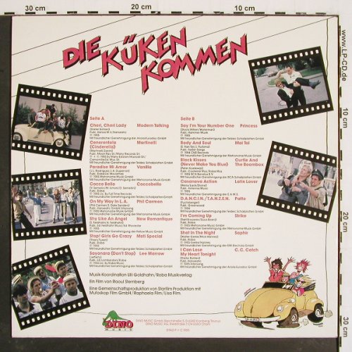 V.A.Die Küken Kommen-Superhits Aus: Modern Talking ... C.C.Catch, Dino (1031), D, 1985 Typ: LP Best.-Nr.: V4944 Preis: 5,00 Euro