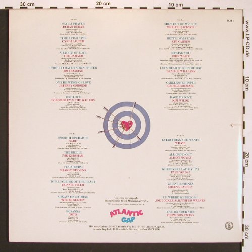 V.A.Love's Greatest Hits: Duran Duran...Thompson Twins, Foc, Atlantic GAP (LGH 1), UK, 24Tr., 1985 Typ: 2LP Best.-Nr.: V4948 Preis: 7,50 Euro