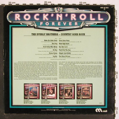 Everly Brothers: R'n'R Forever, Midi(MID 26 063), D, 1977 - LP - V4963 - 6,00 Euro