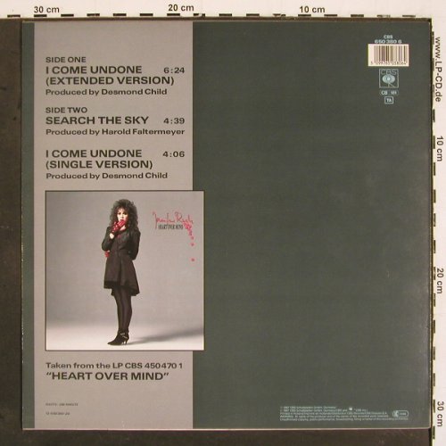 Rush,Jennifer: I Come Undone*2+1, CBS(650 380 6), NL, 1987 - 12inch - V5408 - 5,00 Euro