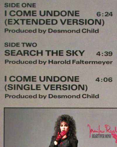 Rush,Jennifer: I Come Undone*2+1, CBS(650 380 6), NL, 1987 - 12inch - V5408 - 5,00 Euro