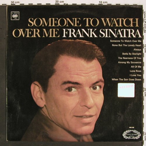 Sinatra,Frank: Someone To Watch Over Me, Hallmark(HM 592), UK,  - LP - V5413 - 6,00 Euro