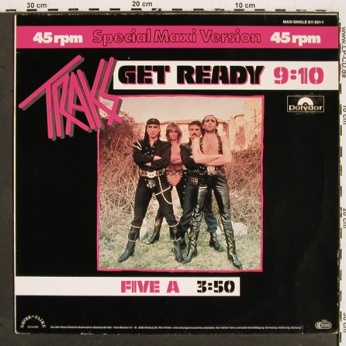 Traks: Get Ready (9:10) / Five A, Polydor(811 801-1), D, 1983 - 12inch - V5428 - 5,00 Euro