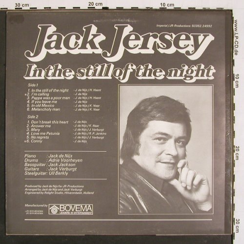 Jersey,Jack: In The Still Of The Night, Imperial(5C052.24992), NL, 1973 - LP - V5439 - 5,00 Euro