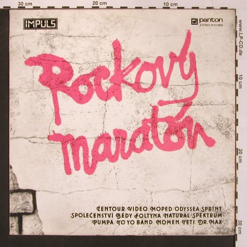 V.A.Rockovy Maraton: Zentour, Moped, Sprint... Dr.Max, Panton (8113 0556), CZ, 1985 Typ: LP Best.-Nr.: V5510 Preis: 6,00 Euro
