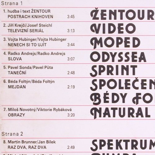 V.A.Rockovy Maraton: Zentour, Moped, Sprint... Dr.Max, Panton (8113 0556), CZ, 1985 Typ: LP Best.-Nr.: V5510 Preis: 6,00 Euro