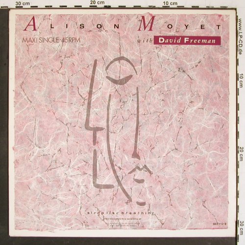 Moyet,Alison w. David Freeman: Sleep Like Breathing+3 (live), CBS(651112 9), NL, 1987 - 12inch - V5568 - 4,00 Euro
