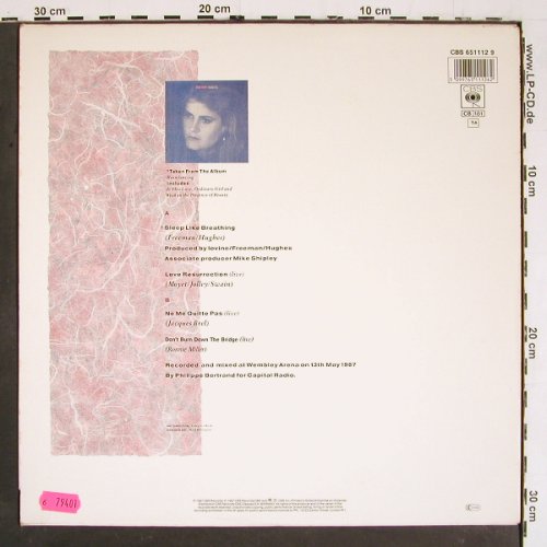 Moyet,Alison w. David Freeman: Sleep Like Breathing+3 (live), CBS(651112 9), NL, 1987 - 12inch - V5568 - 4,00 Euro