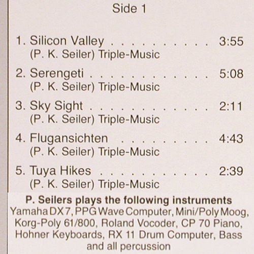 Seiler,Peter: Flying Frames, IC(KS 80.057), D, 1986 - LP - V5569 - 5,00 Euro
