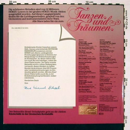 V.A.Tanzen und Träumen: Last/Zamfir.. Luis Armstrong, 24Tr., Karussell(2873 037), D,  - LP - V5572 - 5,00 Euro