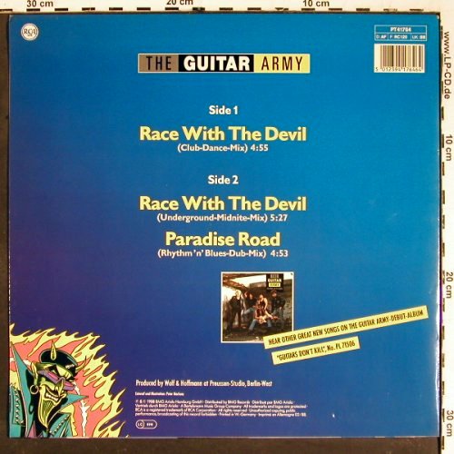 Guitar Army: Race With The Devil*2+1, RCA(PT 41764), D, 1988 - 12inch - V5584 - 4,00 Euro