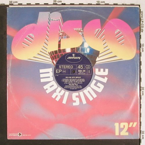 Rolling Hits: Rolling Hits Medley+1, m-/vg+, Mercury, LC(6302 169), NL, 1981 - 12inch - V5648 - 5,00 Euro