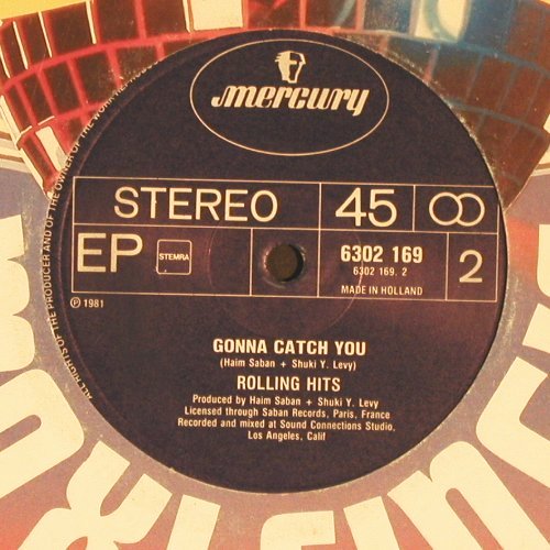 Rolling Hits: Rolling Hits Medley+1, m-/vg+, Mercury, LC(6302 169), NL, 1981 - 12inch - V5648 - 5,00 Euro