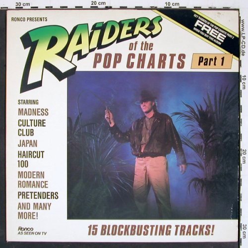 V.A.Raiders Of The Pop Charts Pt.1: Madness... Toni Basil, 15 Tr., Ronco (RTL 2088-A), UK, 1982 Typ: LP Best.-Nr.: V5680 Preis: 5,00 Euro
