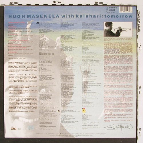 Masekela,Hugh & Kalahari: Tomorrow, WB(254 573-1), D, 1987 - LP - V5730 - 7,50 Euro
