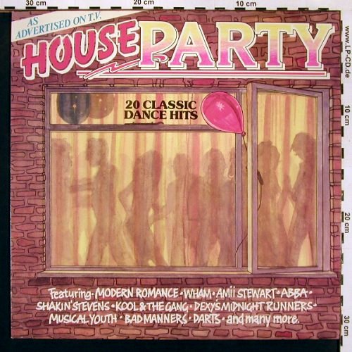 V.A.House Party: 20 Classic Dance Hits, Creole(CTV2), UK, 1985 - LP - V5740 - 5,00 Euro