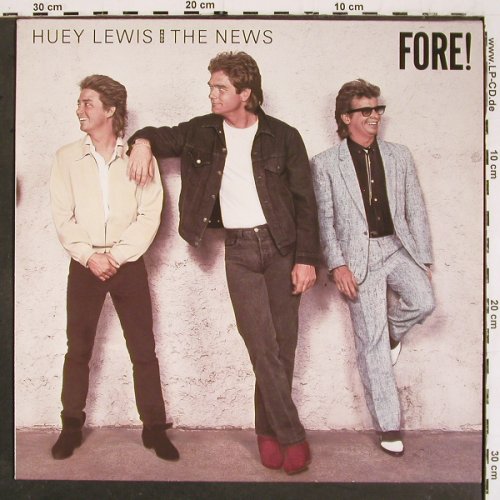 Lewis,Huey & The News: Fore!, Chrysalis (207 897), D, 1986 Typ: LP Best.-Nr.: V5785 Preis: 6,00 Euro