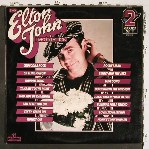 John,Elton: Live Collection,Foc, Pickwick(PDA 047), UK, 1976 - 2LP - V5811 - 9,00 Euro