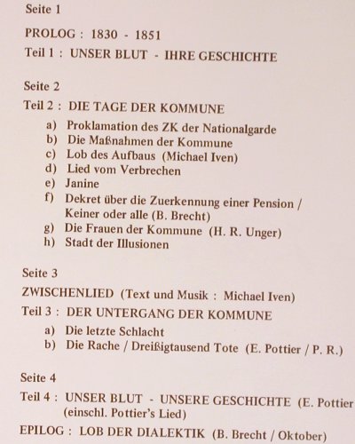 Oktober-Pariser Commune: Ein Rock Werk, Foc, Antagon (ALP 3211/1-2), D Typ: 2LP Best.-Nr.: V5865 Preis: 7,50 Euro