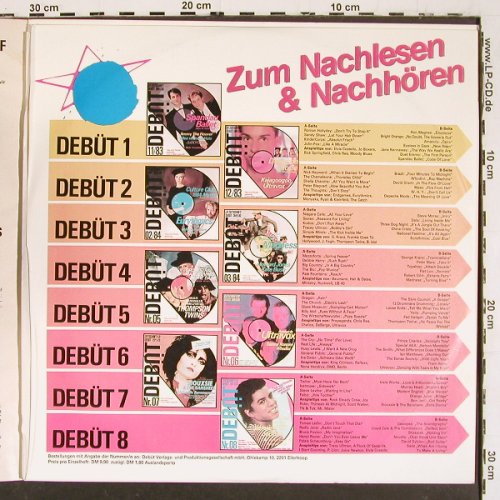 V.A.Debüt Zeitschrift Ausgabe 9: Booklet 62S., u.a(SADE,Queen), Foc, , D, 11Tr., 1984 Typ: LP Best.-Nr.: V5924 Preis: 7,50 Euro