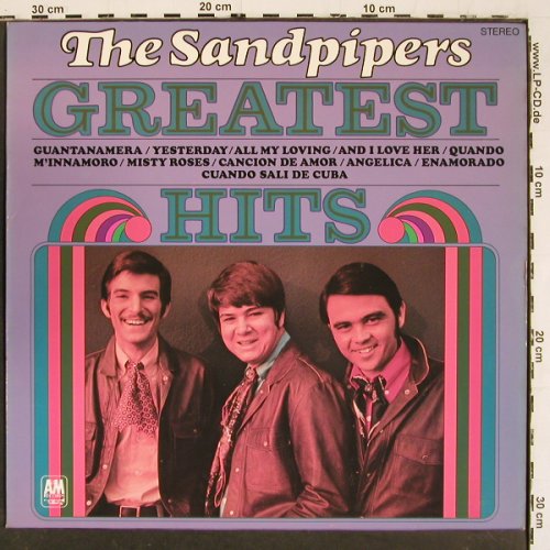 Sandpipers: Greatest Hits, AM (80 694 IT), D, 1975 Typ: LP Best.-Nr.: V5945 Preis: 7,50 Euro