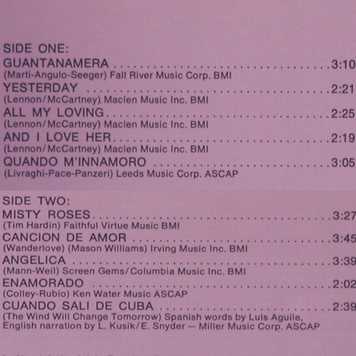 Sandpipers: Greatest Hits, AM (80 694 IT), D, 1975 Typ: LP Best.-Nr.: V5945 Preis: 7,50 Euro