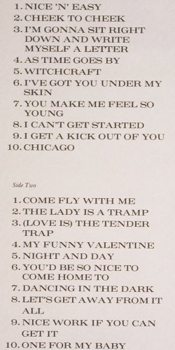 Sinatra,Frank: The F.S. Collection, Capitol (EMTV 41), UK, 1986 Typ: LP Best.-Nr.: V5962 Preis: 7,50 Euro