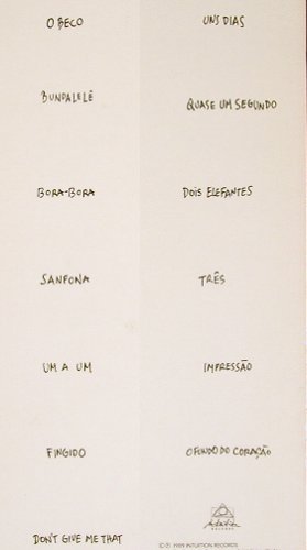 Paralamas: Bora Bora, Intuition (3013 1), D, 1989 Typ: LP Best.-Nr.: V5966 Preis: 7,50 Euro.