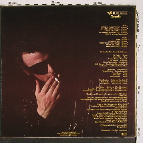 Hunter,Ian: Short Back n'Sides, Chrysalis (203 941-320), D, 1981 Typ: LP Best.-Nr.: V5975 Preis: 6,00 Euro