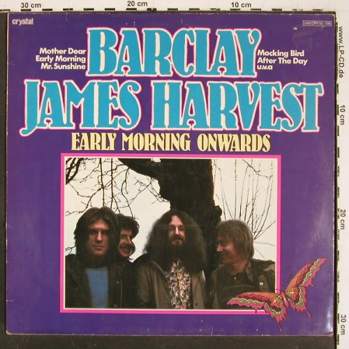 Barclay James Harvest: Early Morning Onwards (1972), Emidisc &sol; Crystal (048 CRY 50 798), D Typ: LP Best.-Nr.: V6010 Preis: 7,50 Euro.