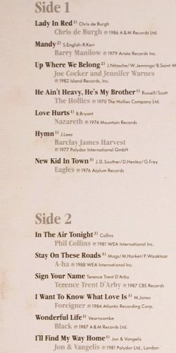 V.A.Kuschelrock: Die Neue, 41 Tr., CBS (463097 1), NL, 1988 Typ: 3LP Best.-Nr.: V6163 Preis: 7,50 Euro.