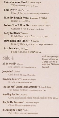 V.A.Kuschelrock: Die Neue, 41 Tr., CBS (463097 1), NL, 1988 Typ: 3LP Best.-Nr.: V6163 Preis: 7,50 Euro.