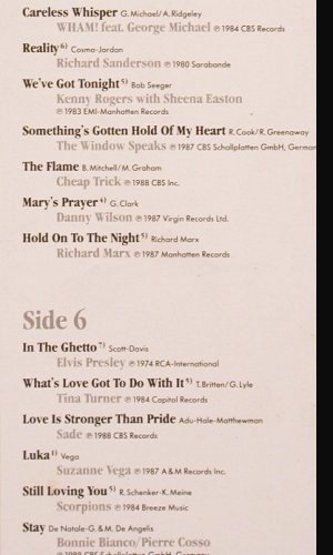 V.A.Kuschelrock: Die Neue, 41 Tr., CBS (463097 1), NL, 1988 Typ: 3LP Best.-Nr.: V6163 Preis: 7,50 Euro.