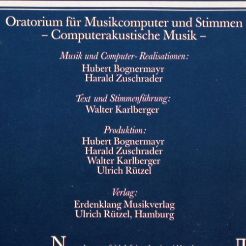 Bognermayr,Hubert / H.Zuschrader: Bergpredigt, Foc, Erdenklang (6.25590 AP), D, 1983 Typ: LP Best.-Nr.: V6382 Preis: 7,50 Euro.