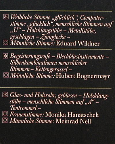Bognermayr,Hubert / H.Zuschrader: Bergpredigt, Foc, Erdenklang (6.25590 AP), D, 1983 Typ: LP Best.-Nr.: V6382 Preis: 7,50 Euro.