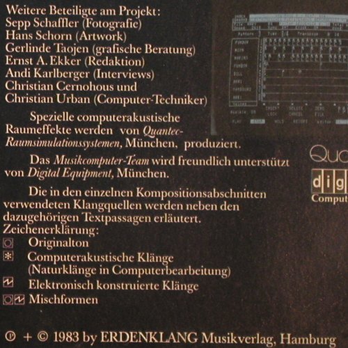 Bognermayr,Hubert / H.Zuschrader: Bergpredigt, Foc, Erdenklang (6.25590 AP), D, 1983 Typ: LP Best.-Nr.: V6382 Preis: 7,50 Euro.