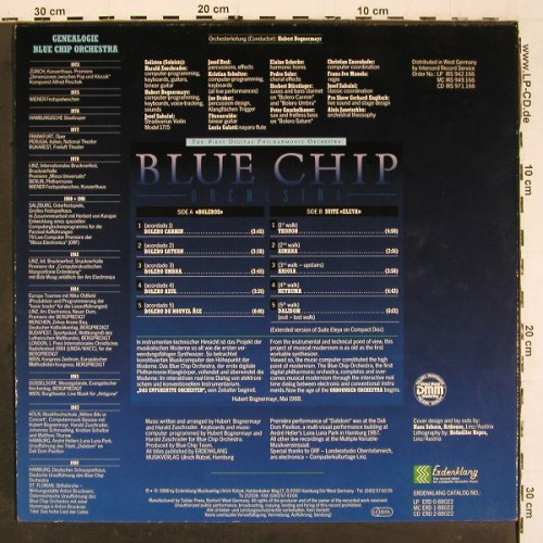 Blue Chip Orchestra: Same, H.Bognermayr, H.Zuschrader, Erdenklang (ERD 0-88022), D, 1988 Typ: LP Best.-Nr.: V6385 Preis: 7,50 Euro.