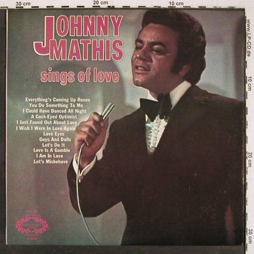 Mathis,Johnny: Sings Of Love (1964), Hallmark (SHM 749), UK, Ri Typ: LP Best.-Nr.: V6412 Preis: 6,00 Euro.