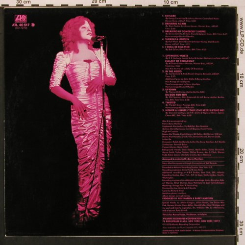 Midler,Bette: Same, Atlantic (ATL 40 517), D, 1973 Typ: LP Best.-Nr.: V6455 Preis: 7,50 Euro.