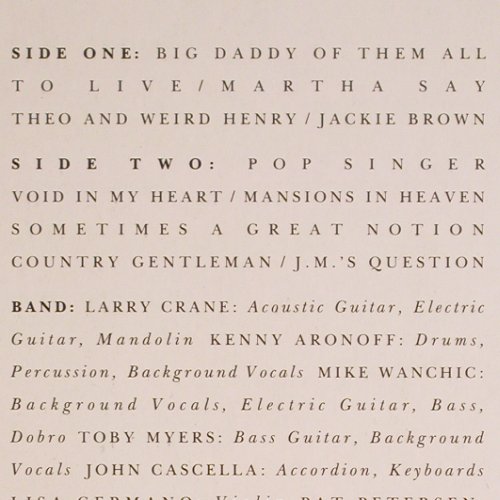 Cougar Mellencamp,John: Big Daddy, Mercury (838 220-1), NL, 1989 Typ: LP Best.-Nr.: V6456 Preis: 6,00 Euro.