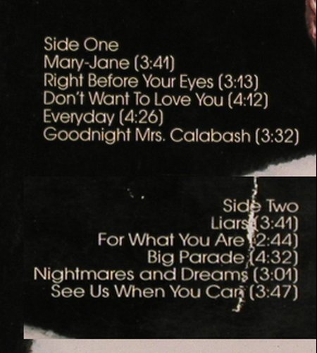 Thomas Band,Ian: Goodnight Mrs.Calabash, m-/vg+, Chrysalis (6307 588), D, 1975 Typ: LP Best.-Nr.: V6518 Preis: 6,00 Euro.