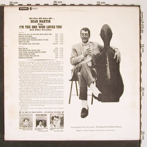 Martin,Dean: I'm The One Who Loves You, Reprise (RS 6170), D, m / vg+ Typ: LP Best.-Nr.: V6520 Preis: 9,00 Euro.
