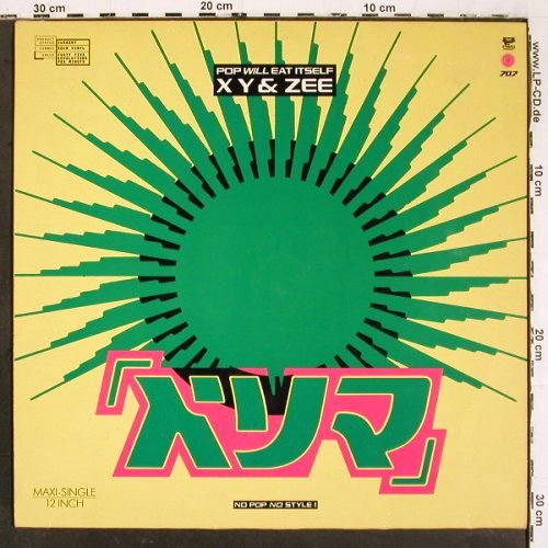 Pop Will Eat Itself: X Y & ZEE*3, intergalactic mix, RCA (PT 44244), D, 1991 Typ: 12" Best.-Nr.: V6612 Preis: 4,00 Euro.