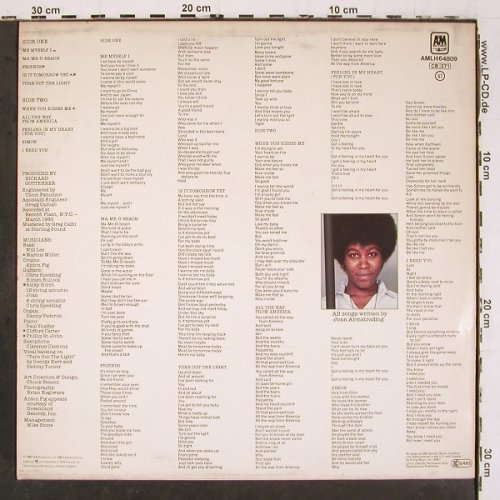 Armatrading,Joan: Me Myself I, AM (LH 64809), NL, 1980 Typ: LP Best.-Nr.: V6625 Preis: 7,50 Euro.