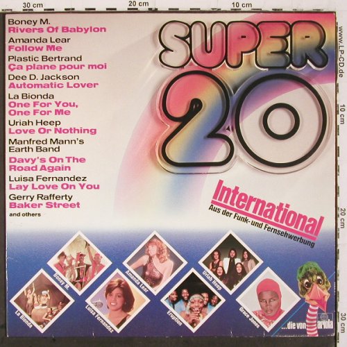 V.A.Super 20 International: Boney M... Luisa Fernadez, Ariola (26 450 XST), D, 1978 Typ: LP Best.-Nr.: V6788 Preis: 4,00 Euro.