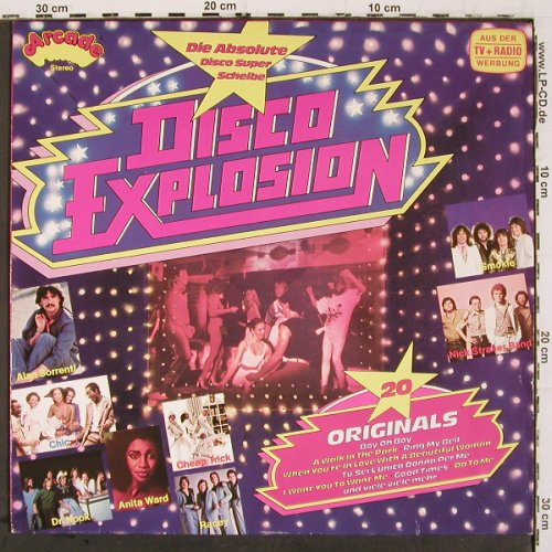 V.A.Disco Explosion: Racey... Kandidate, Arcade (ADE G 84), D, 1979 Typ: LP Best.-Nr.: V6789 Preis: 5,00 Euro.