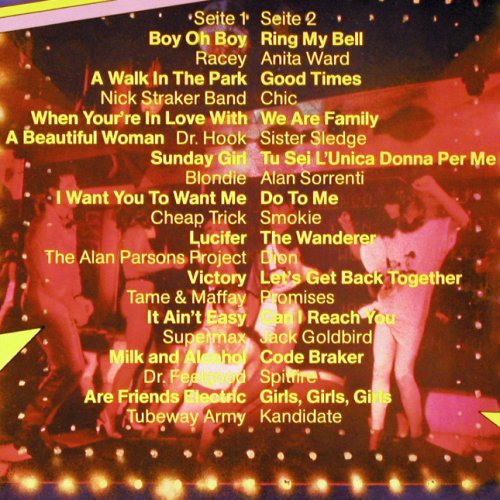 V.A.Disco Explosion: Racey... Kandidate, Arcade (ADE G 84), D, 1979 Typ: LP Best.-Nr.: V6789 Preis: 5,00 Euro.