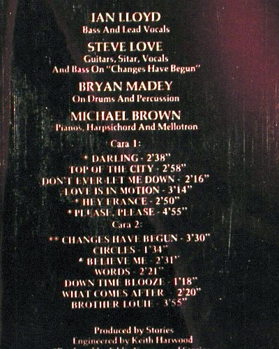 Stories: About us, Kama Sutra (23 19 035), E, 1973 Typ: LP Best.-Nr.: V6817 Preis: 12,50 Euro.