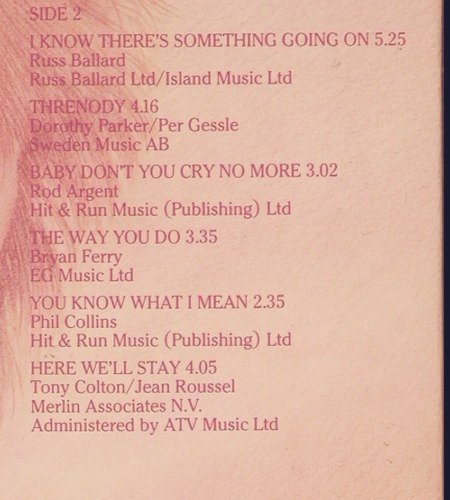 Frida (Abba): Something's Going On, Polydor (2311 176), D, 1982 Typ: LP Best.-Nr.: V6820 Preis: 5,00 Euro.